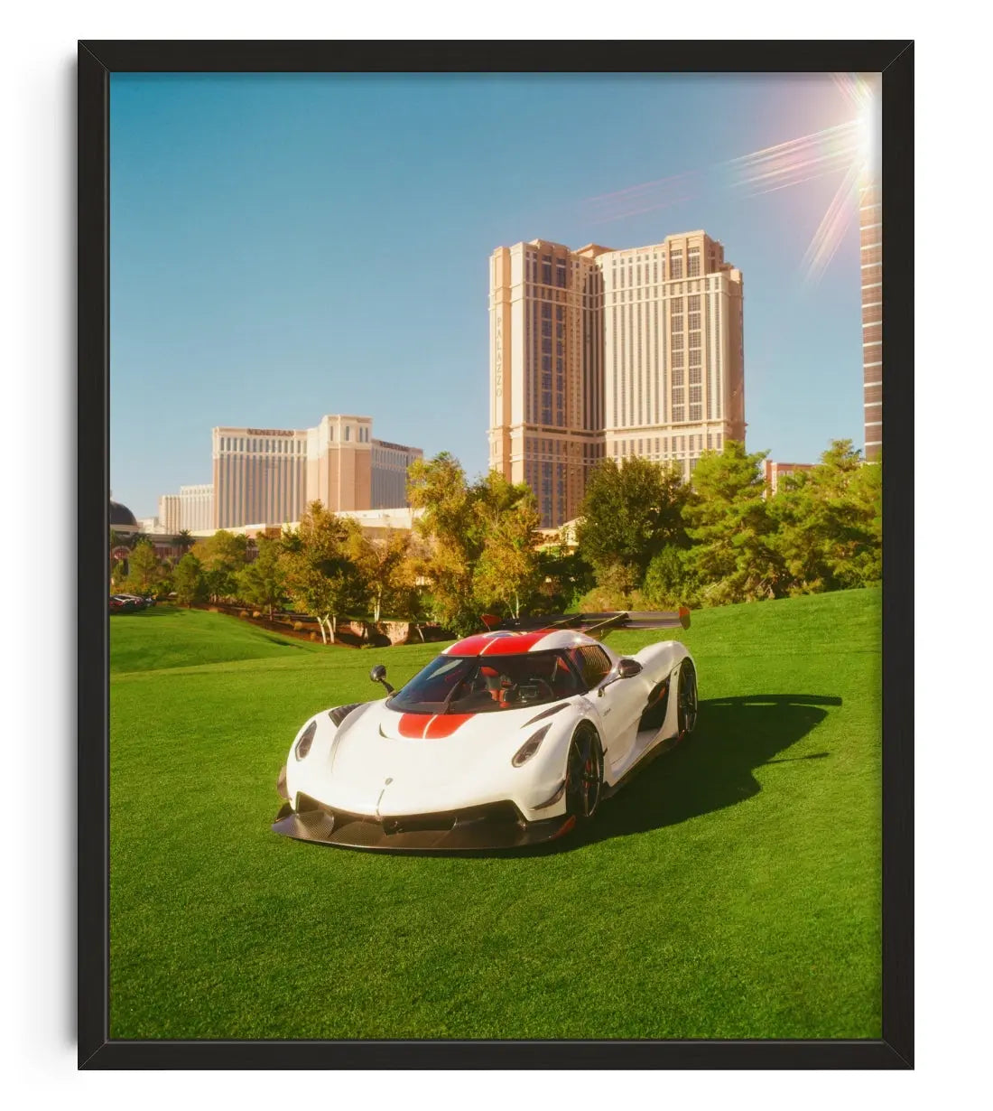 Egg on the Grass contemporary art print by Chazzydawg - sold by DROOL