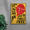 Up in the Air contemporary wall art print by Carilla Karahan - sold by DROOL