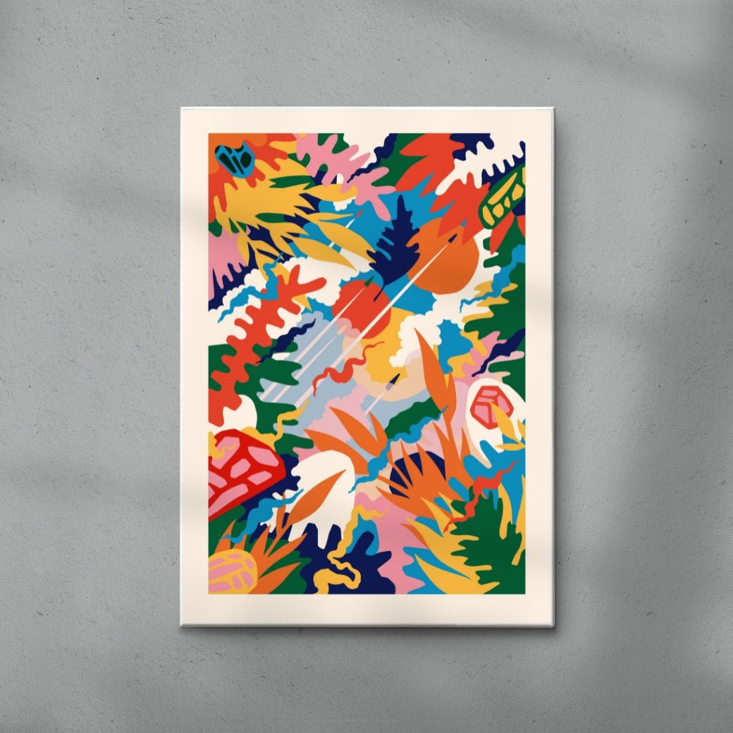 Leaving Our Sprawling Sphere contemporary wall art print by Nick Liefhebber - sold by DROOL