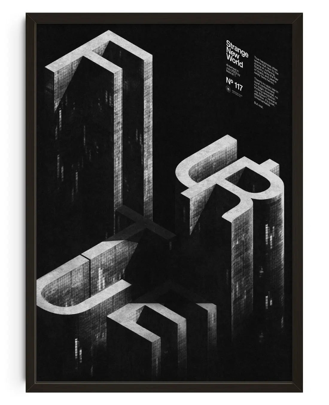 Future contemporary wall art print by Meindl Taxer - sold by DROOL