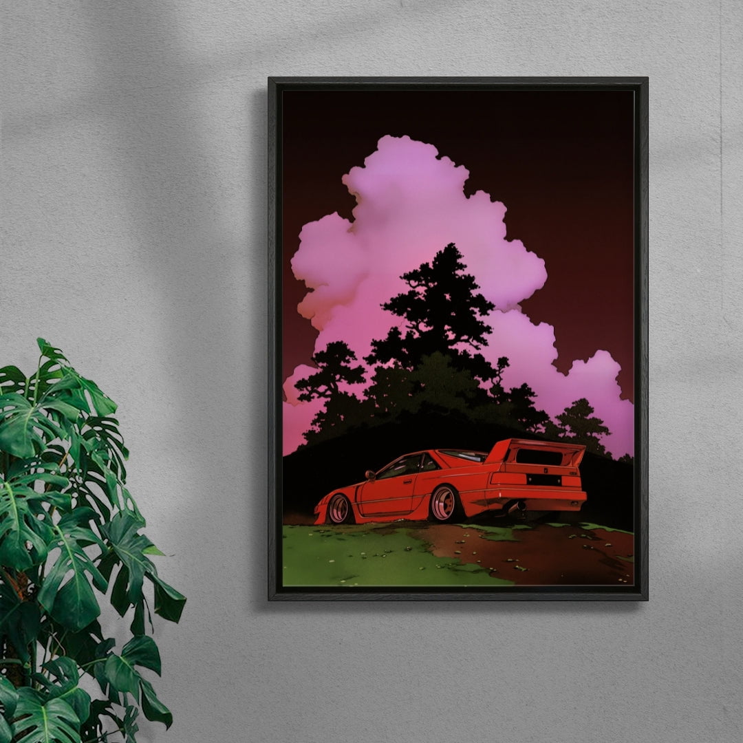 Zero Shift contemporary wall art print by dolorsilentium - sold by DROOL