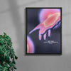 Touch contemporary wall art print by Antoine Paikert - sold by DROOL