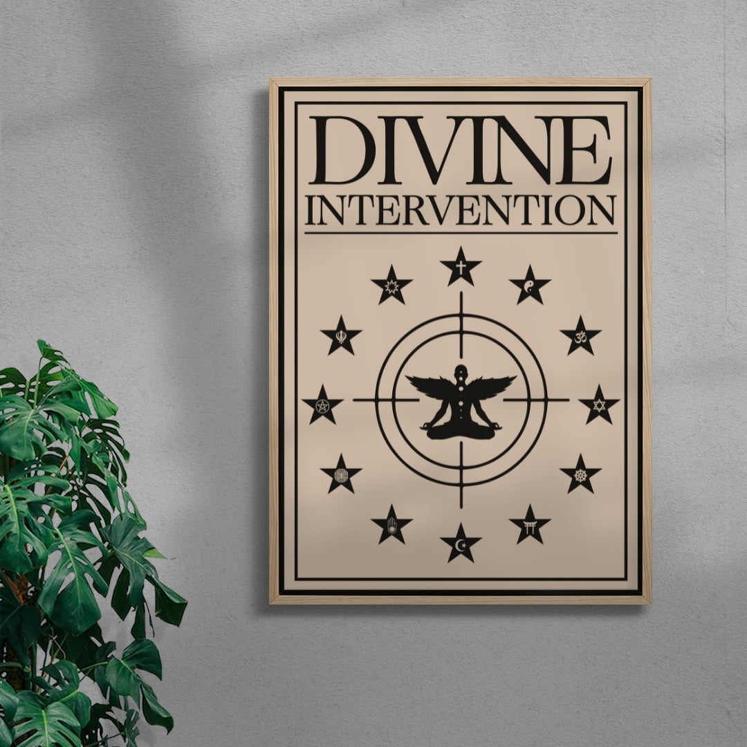 Divine Intervention contemporary wall art print by Utsav Verma - sold by DROOL