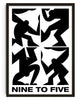 Load image into Gallery viewer, NINE TO FIVE contemporary wall art print by Konrad Grafik - sold by DROOL