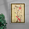 Plants contemporary wall art print by Naia Escribano - sold by DROOL