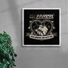 You're Not Alone contemporary wall art print by Laserblazt - sold by DROOL