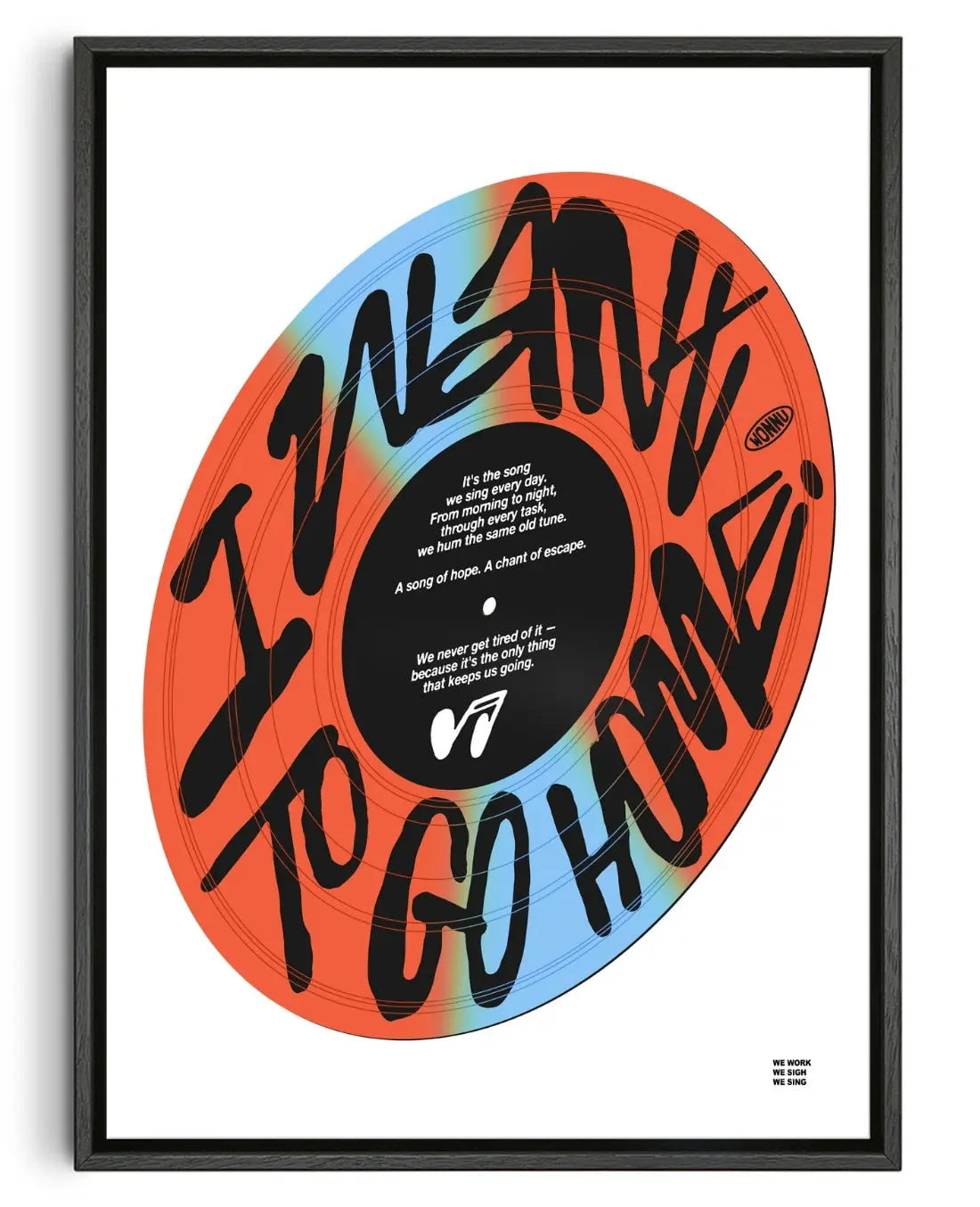 A daily record that never gets old contemporary wall art print by Wonnu - sold by DROOL