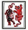 Cargar imagen en el visor de la galería, Tiger Mums contemporary wall art print by Kwonny - sold by DROOL