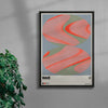 Wave contemporary wall art print by Henry M. - sold by DROOL