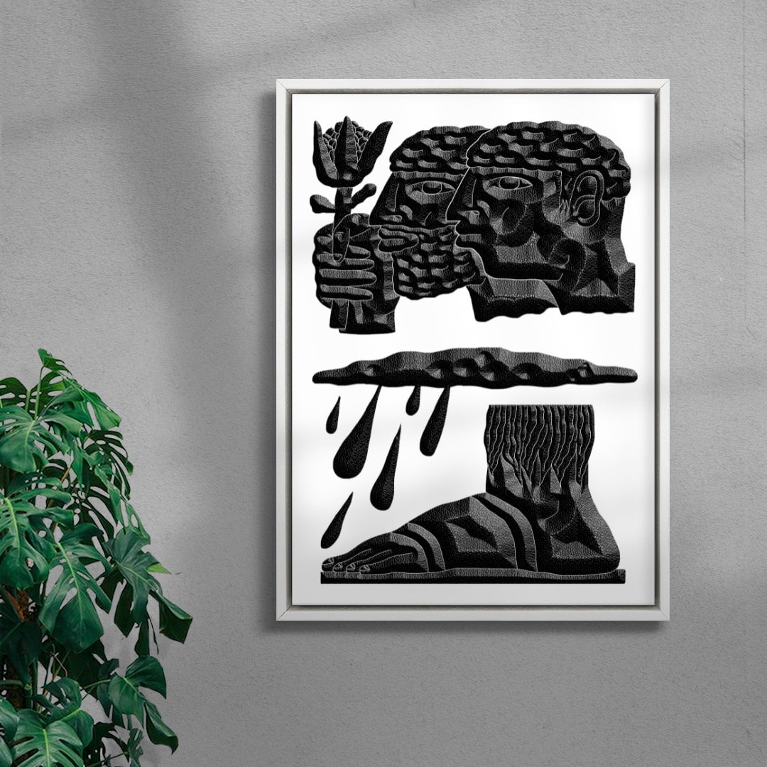 The Brothers and the Oath contemporary wall art print by Célestin Krier - sold by DROOL