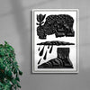 The Brothers and the Oath contemporary wall art print by Célestin Krier - sold by DROOL
