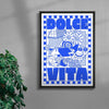 Dolce Vita contemporary wall art print by Paolinoshka - sold by DROOL