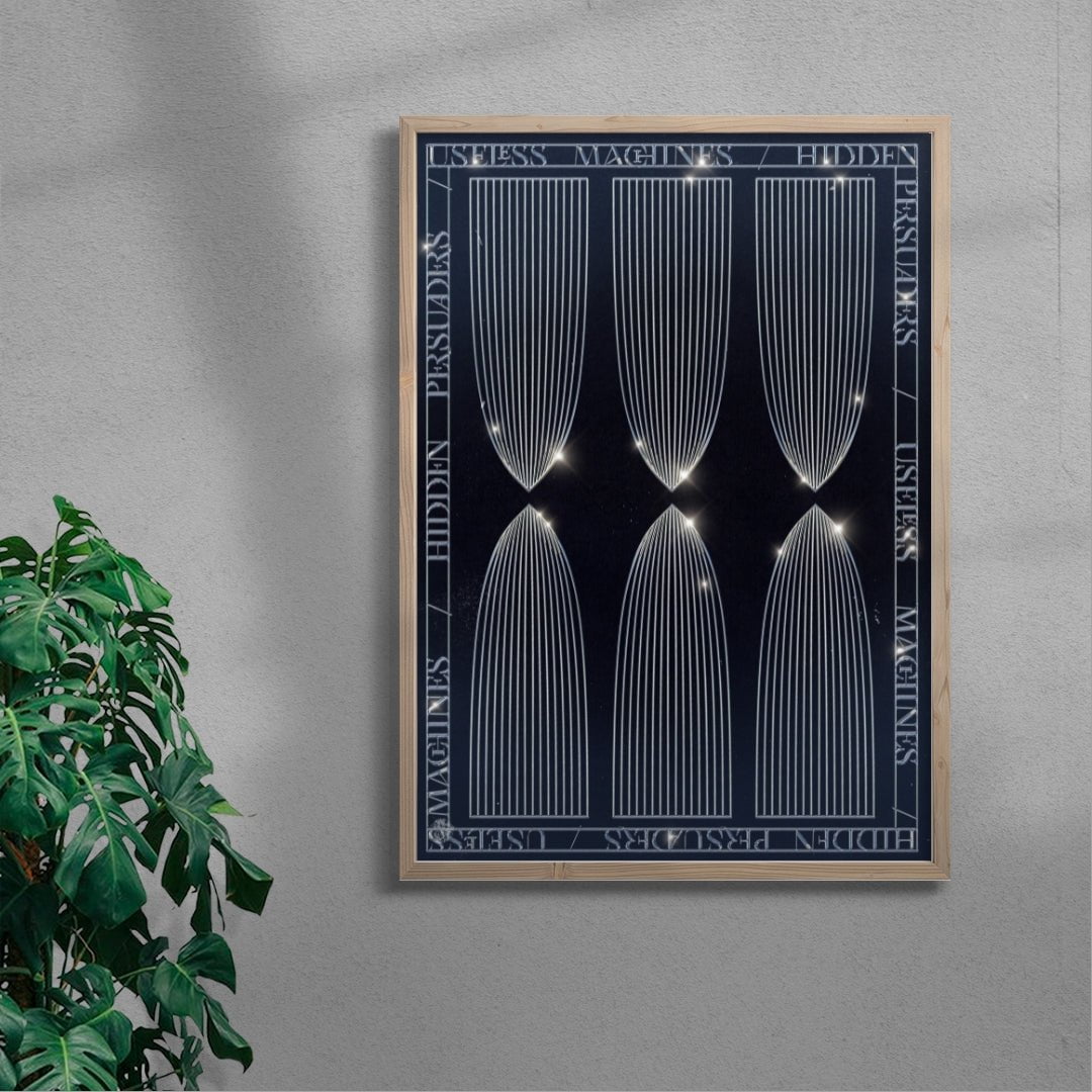 Useless Machines contemporary wall art print by Alexander Khabbazi - sold by DROOL