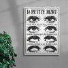 The Little Death (Mono) contemporary wall art print by Utsav Verma - sold by DROOL