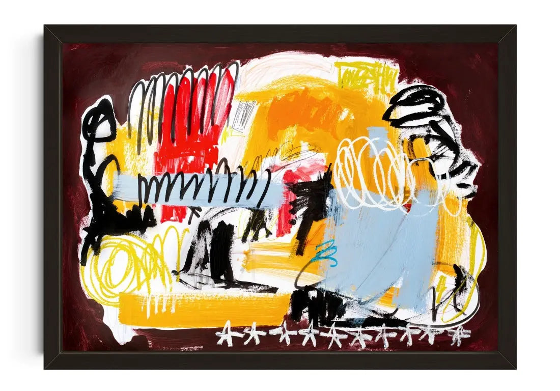 Seasons contemporary art print by Caitlin Flood-Molyneux - sold by DROOL