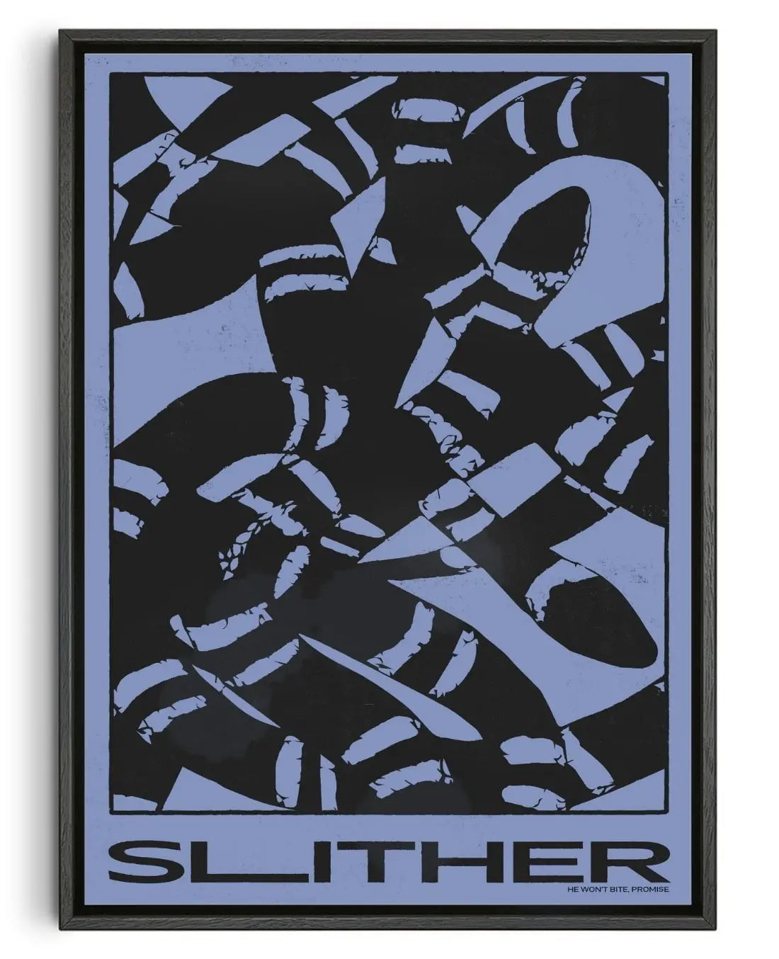 Slither contemporary wall art print by Adam Foster - sold by DROOL