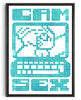Cargar imagen en el visor de la galería, Cam Sex contemporary wall art print by Eric Schwarz - sold by DROOL