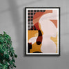 Homespun contemporary wall art print by Rikki Hewitt - sold by DROOL