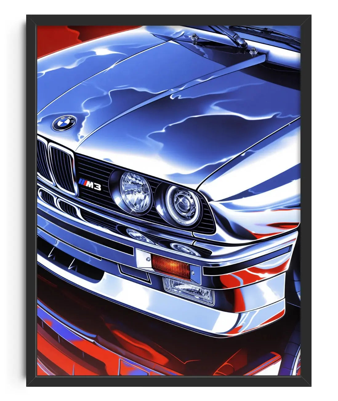 Chrome M3 contemporary art print by Alexander Parnassus - sold by DROOL