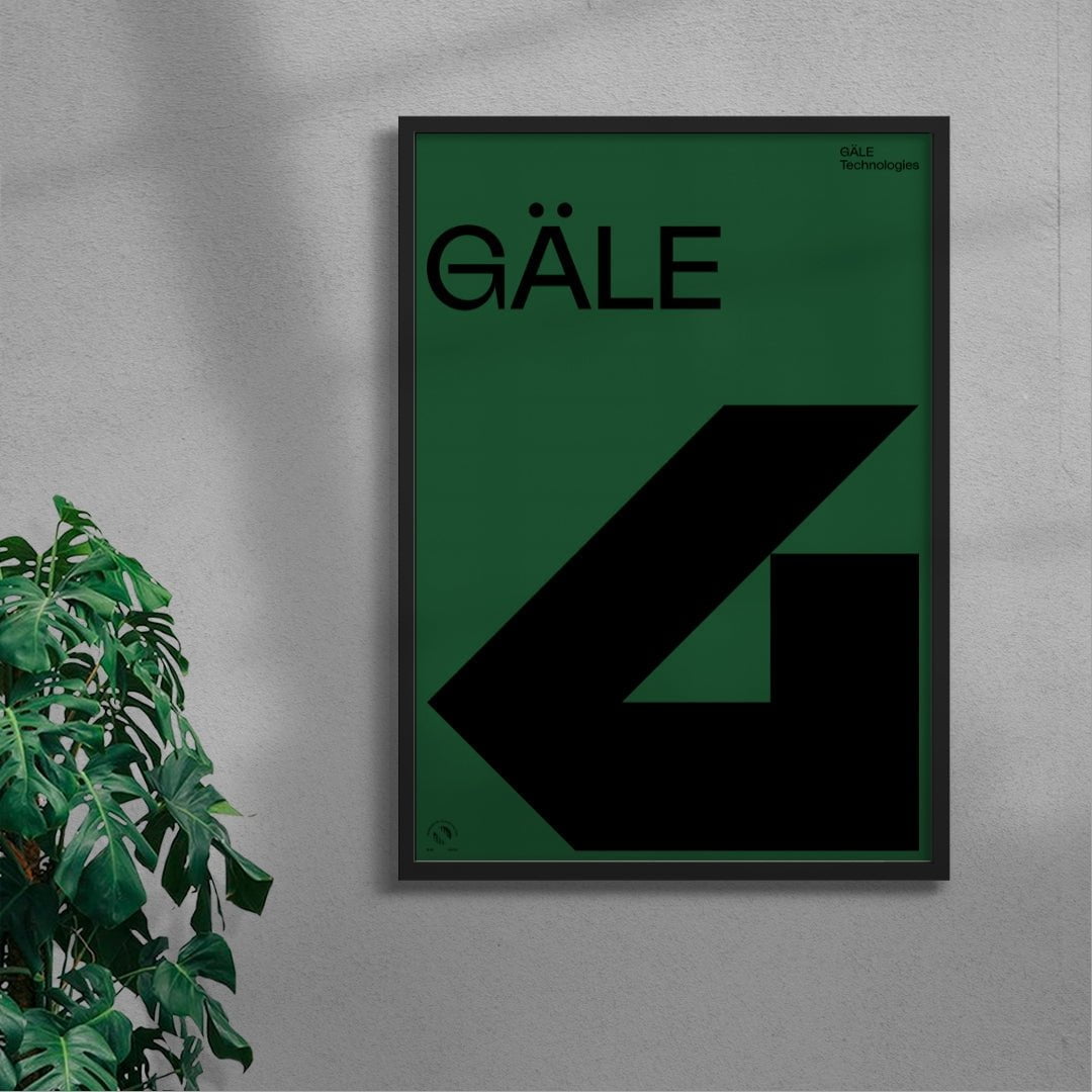 Gäle contemporary wall art print by Duane Dalton - sold by DROOL