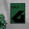 Gäle contemporary wall art print by Duane Dalton - sold by DROOL