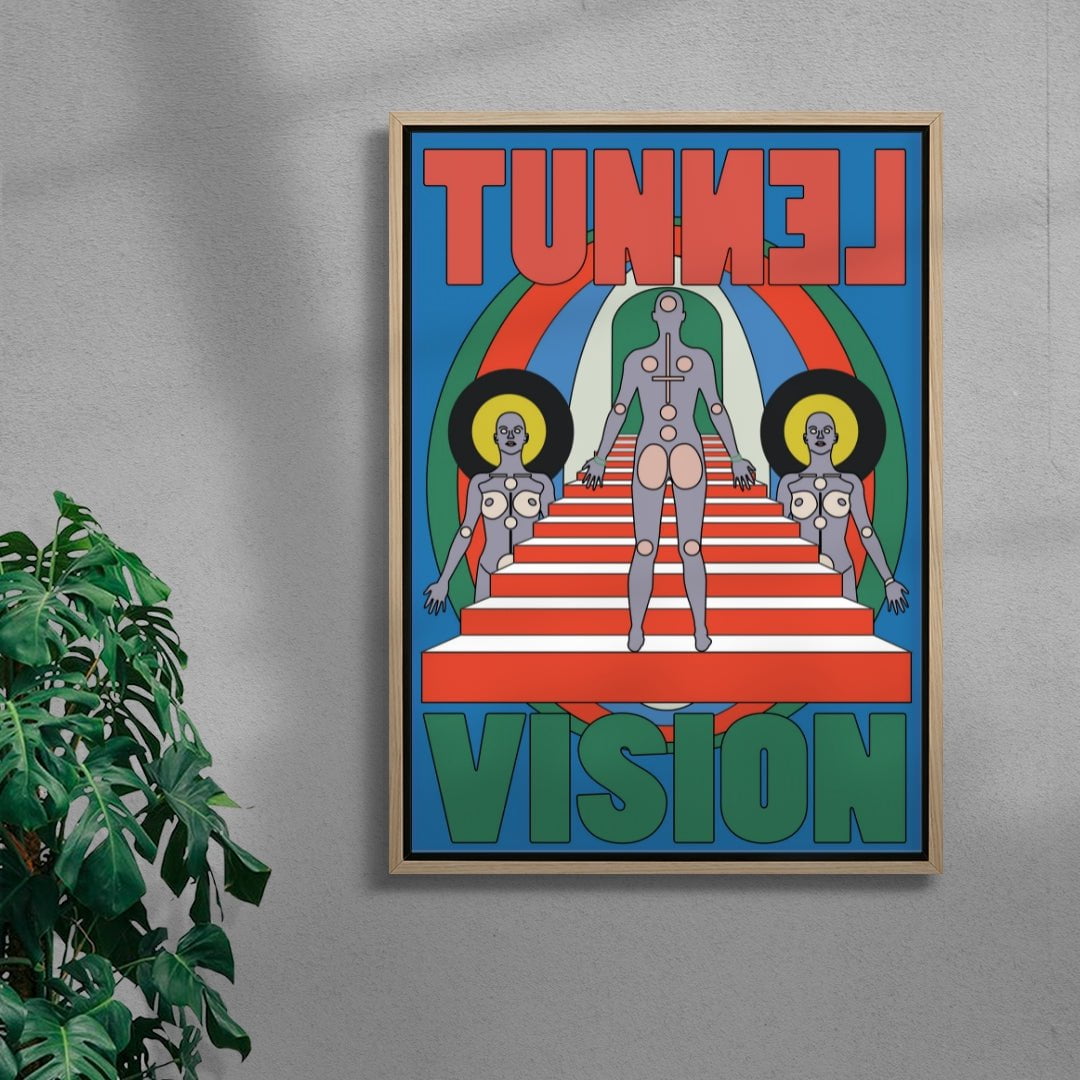 Tunnel Vision contemporary wall art print by Reza Hasni - sold by DROOL
