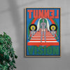 Tunnel Vision contemporary wall art print by Reza Hasni - sold by DROOL
