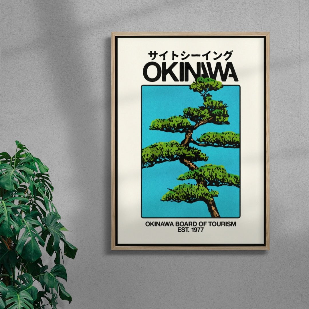 Okinawa 1 contemporary wall art print by Othman Zougam - sold by DROOL