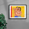 Le retour des amants de Rimini contemporary wall art print by Cépé - sold by DROOL