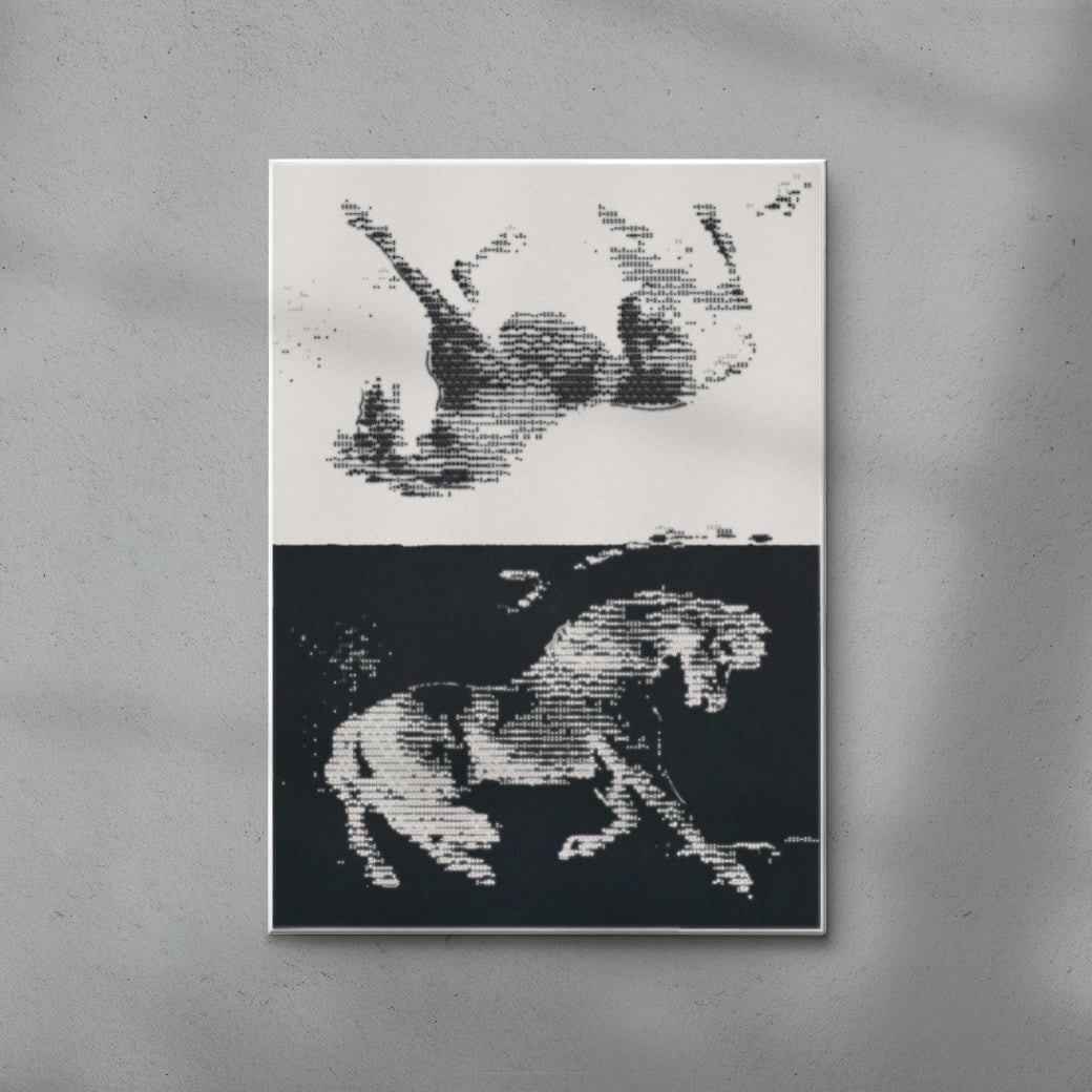 Frolic contemporary wall art print by KBAR Archive - sold by DROOL