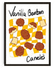 Vanilla Bourbon Caneles contemporary wall art print by DROOL Collective - sold by DROOL