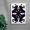 Search Lights contemporary wall art print by Henrik Delehag - sold by DROOL