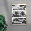 Still here contemporary wall art print by Todd Pham - sold by DROOL