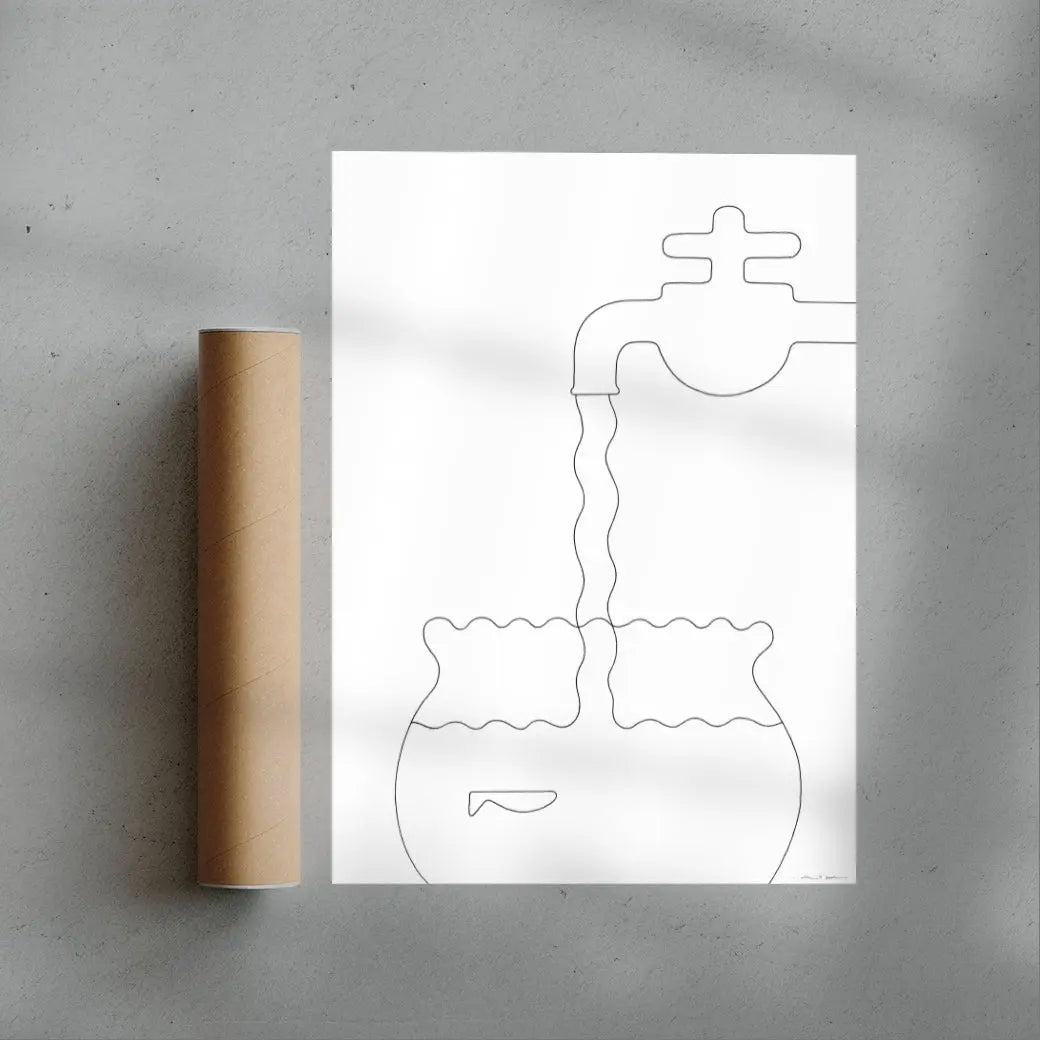 pet contemporary wall art print by CHIAKI KOBAYASHI - sold by DROOL