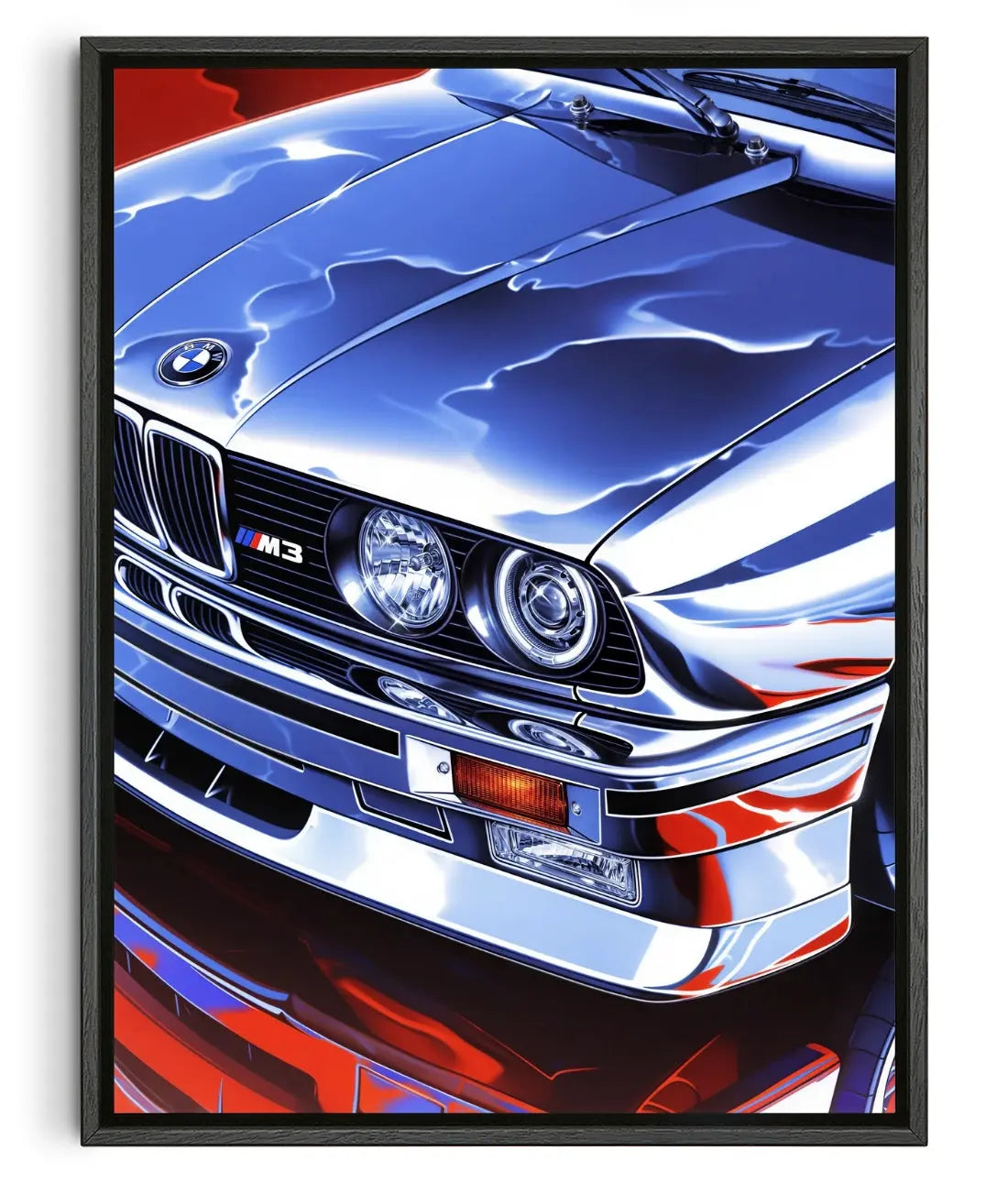 Chrome M3 contemporary canvas print by Alexander Parnassus - sold by DROOL