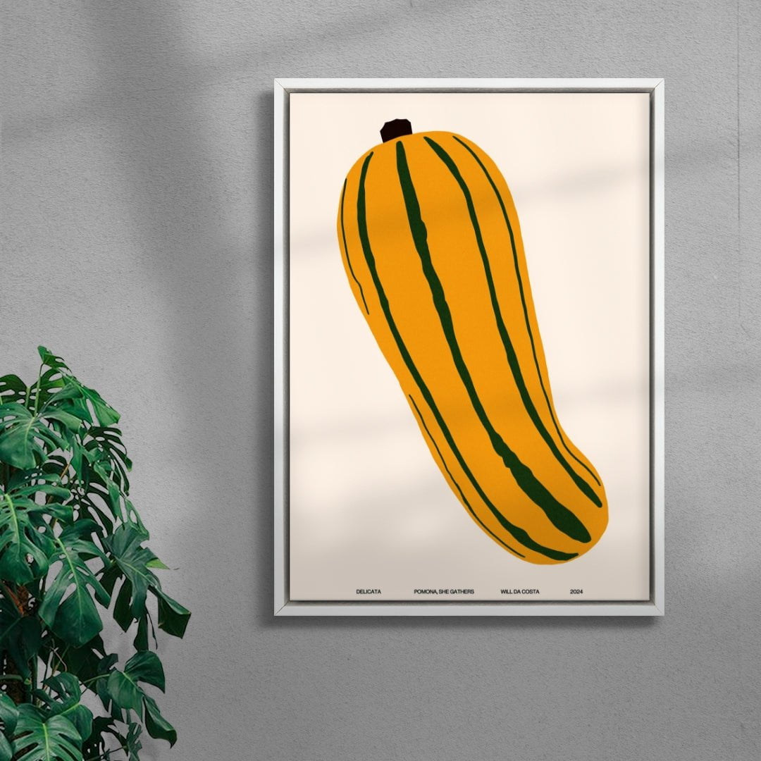 Delicata contemporary wall art print by Will Da Costa - sold by DROOL