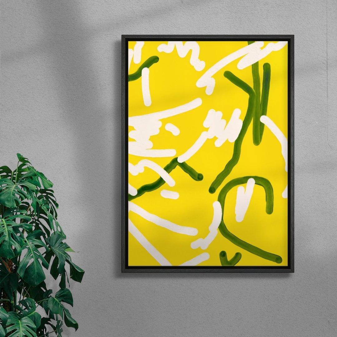Warm Earth contemporary wall art print by Jenny Beard - sold by DROOL