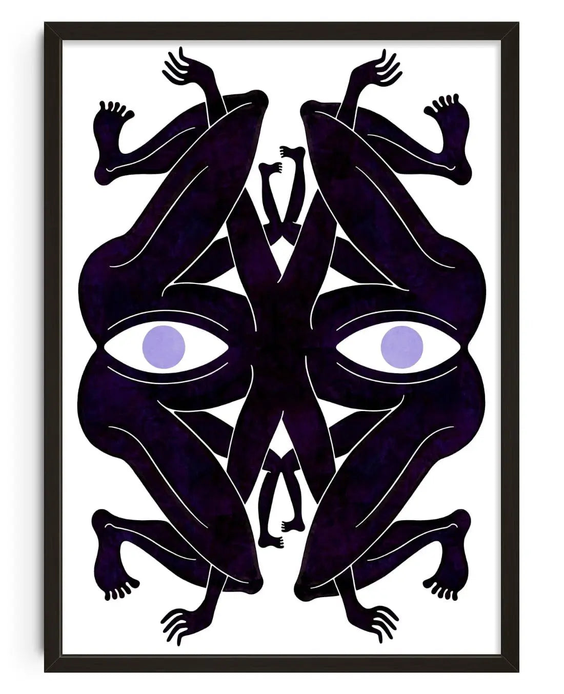 Search Lights contemporary wall art print by Henrik Delehag - sold by DROOL