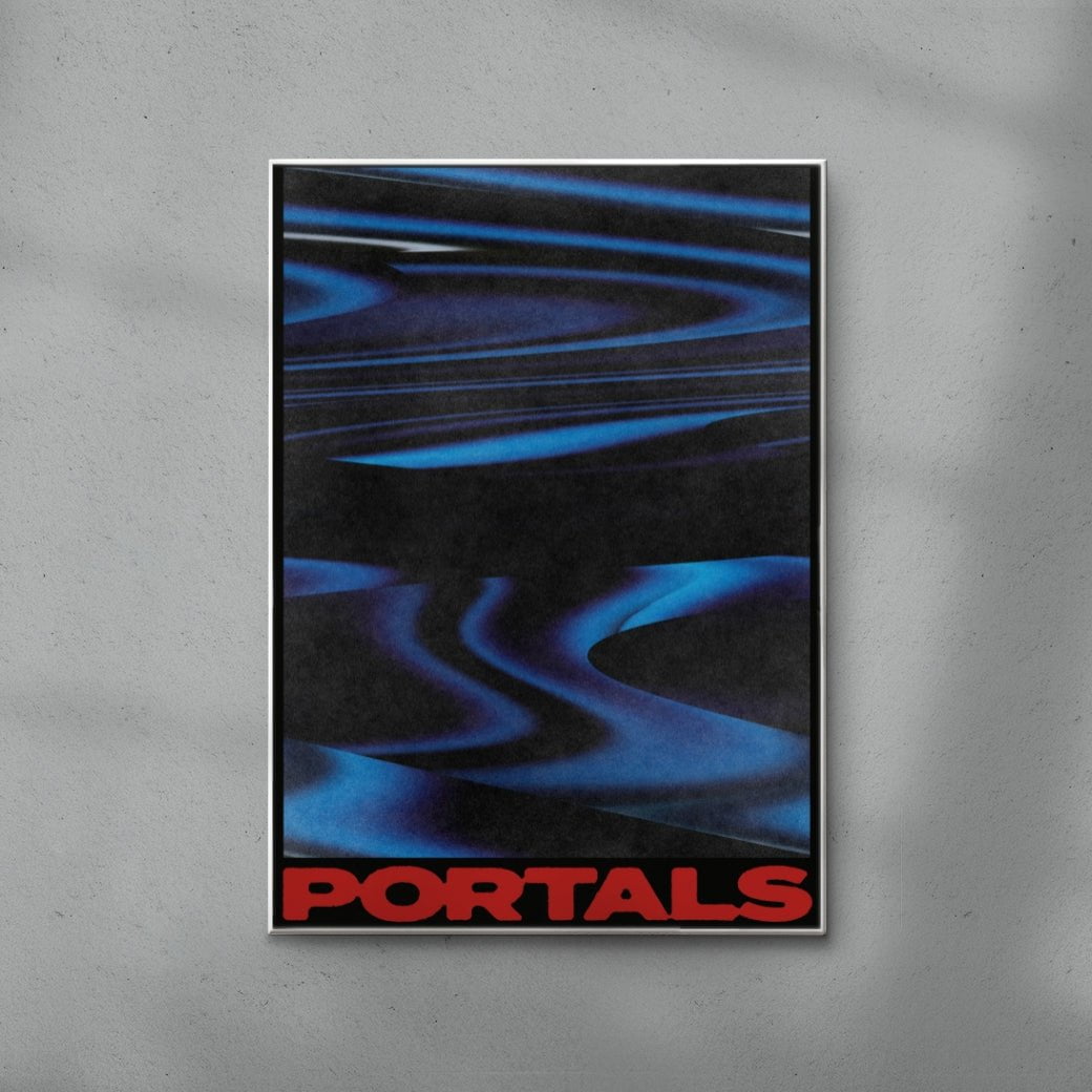 Portals contemporary wall art print by Henry M. - sold by DROOL