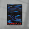 Portals contemporary wall art print by Henry M. - sold by DROOL
