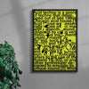 Wikipedia contemporary wall art print by Ignorance1 - sold by DROOL