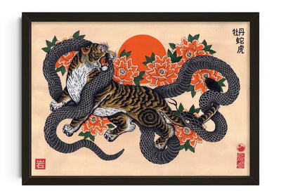 The Tiger, The Serpent & The Peonies