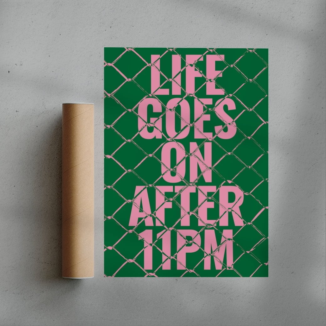 Life Goes On After 11PM contemporary wall art print by Maxim Dosca - sold by DROOL