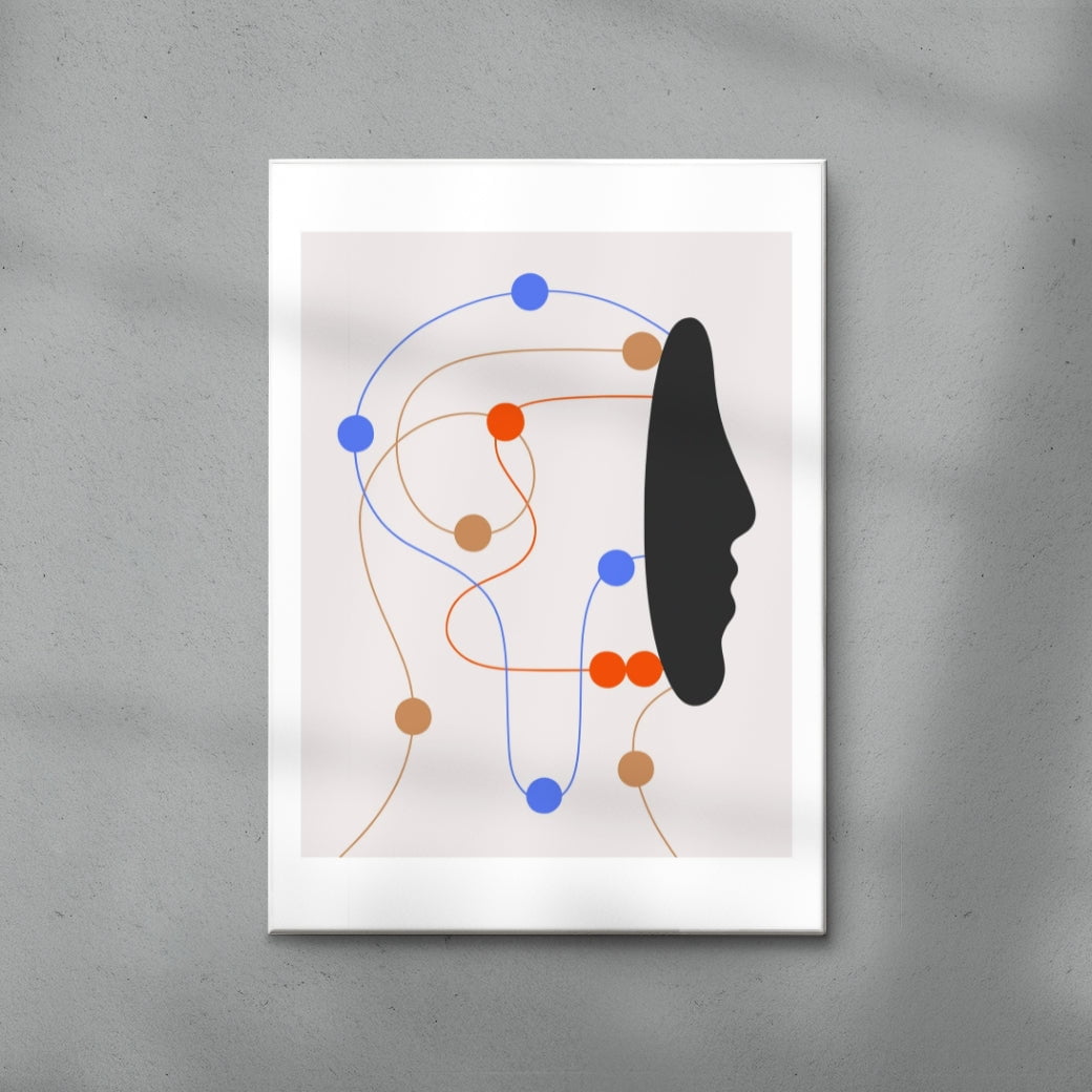 Circuits contemporary wall art print by David Vanadia - sold by DROOL