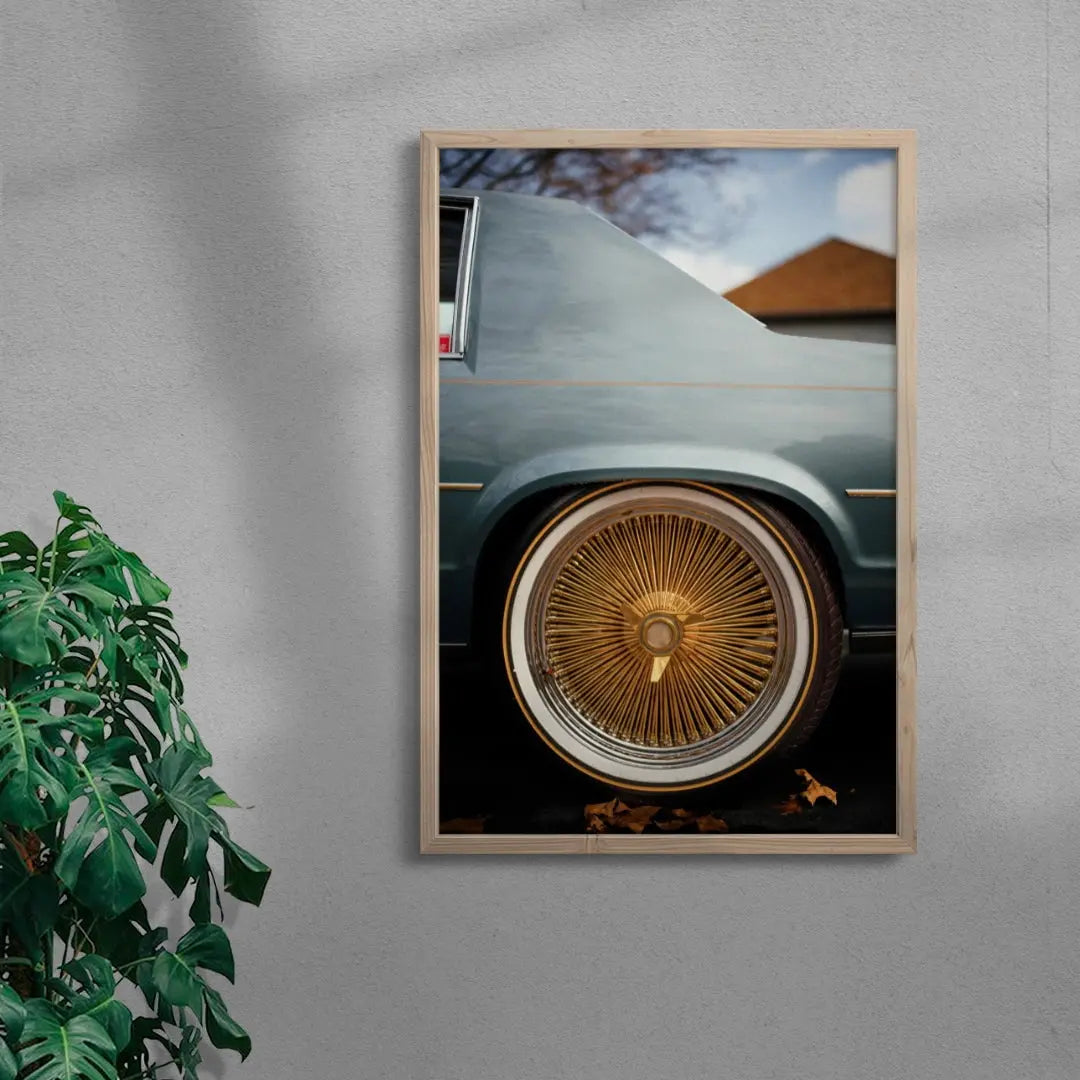 Golden Rim contemporary wall art print by Paul McKenzie - sold by DROOL