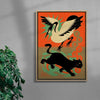 Unbound contemporary wall art print by Erica Lee - sold by DROOL