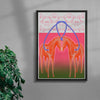 Nexus contemporary wall art print by Tristan Huschke - sold by DROOL