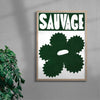 Sauvage contemporary wall art print by Sara Cristina Moser - sold by DROOL