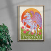 Pegasus contemporary wall art print by Kwonny - sold by DROOL