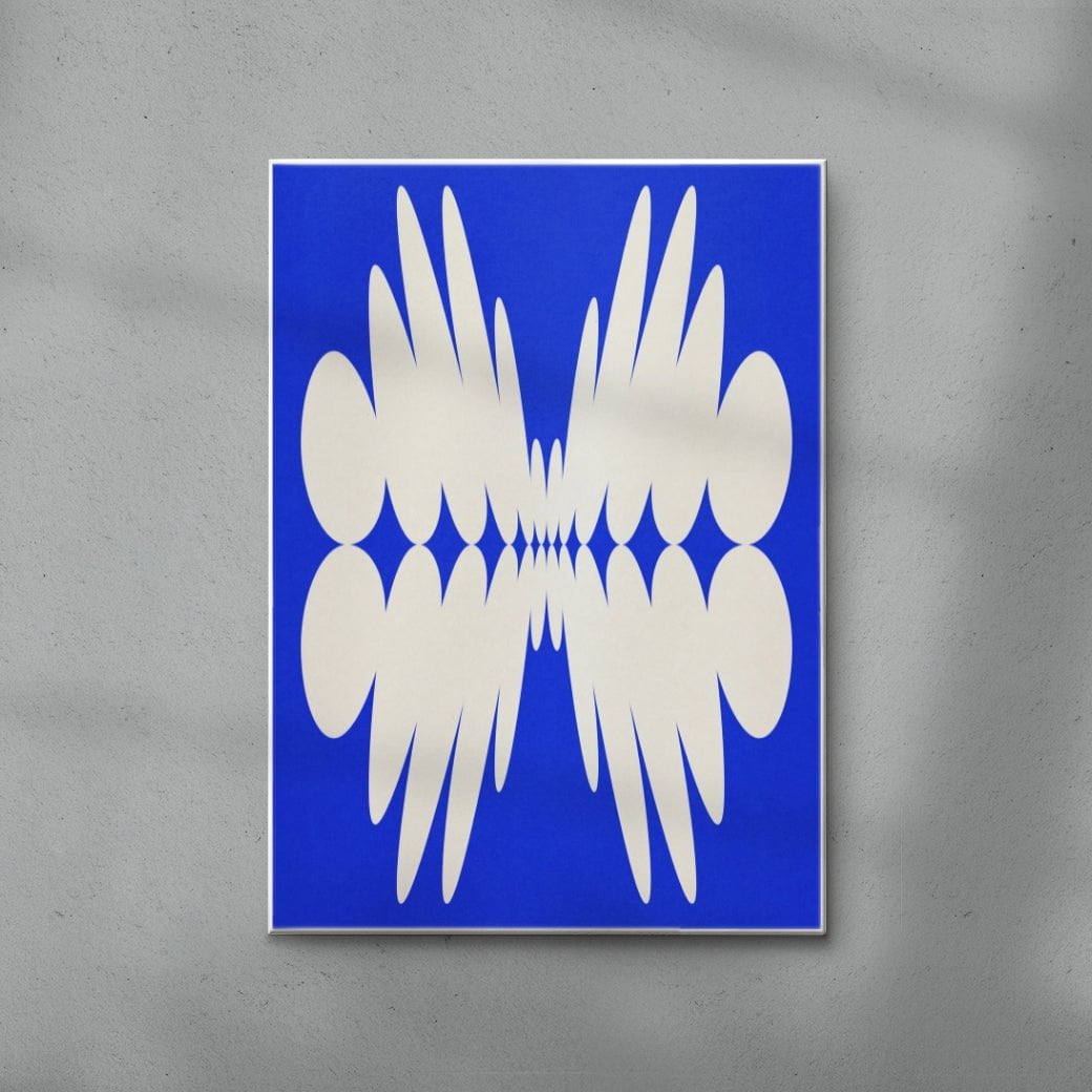 Web-Head 2 contemporary wall art print by Edan Strachan - sold by DROOL